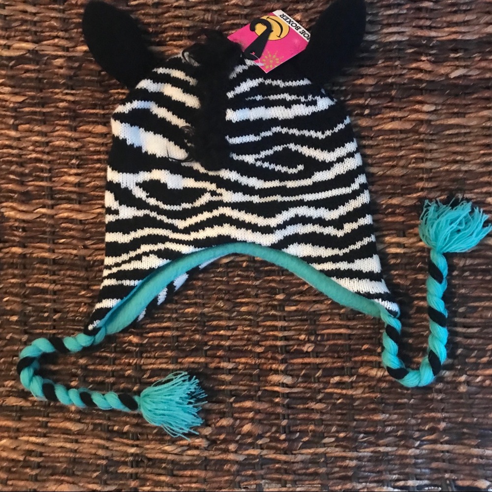 Joe Boxer Zebra Beanie